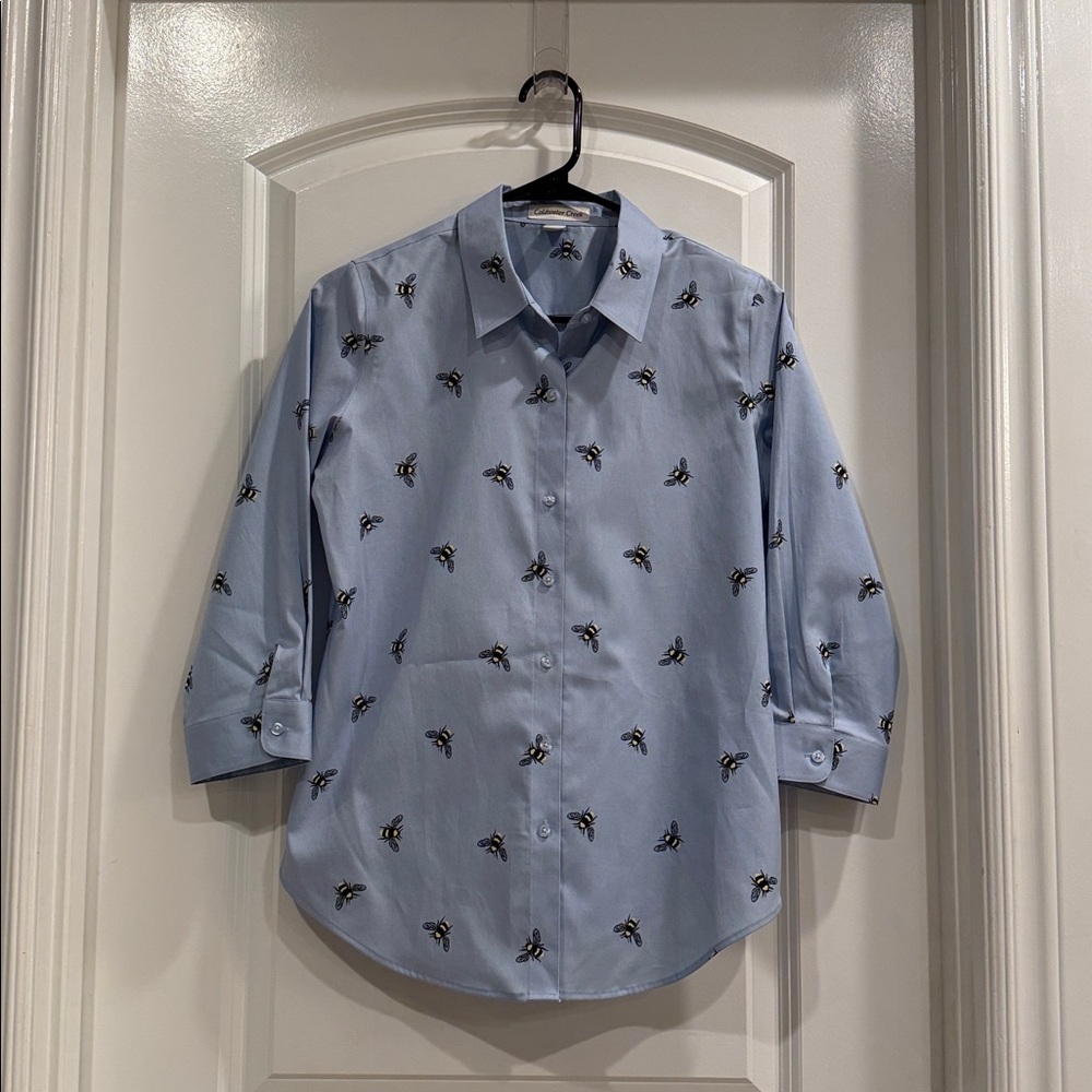 🐝Coldwater Creek Bee Design Shirt 🐝